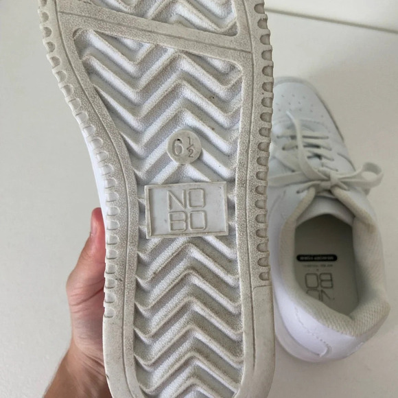 No Boundaries women’s white fashion sneakers — size 6.5 - Picture 5 of 6